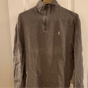 Ralph Lauren Heather Gray Polo Sweater